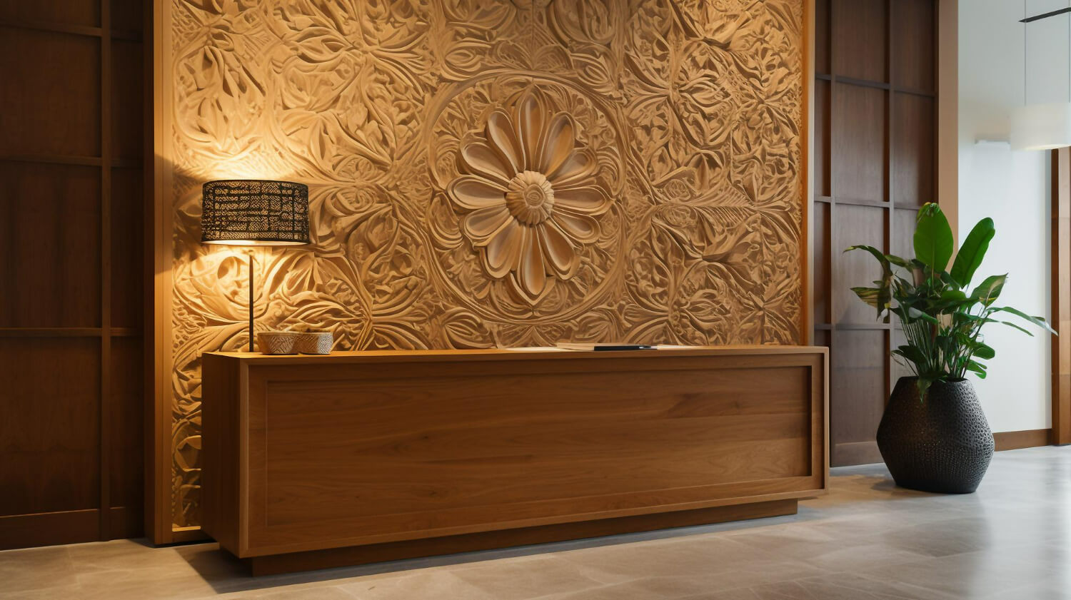 receptie hotel basorelief