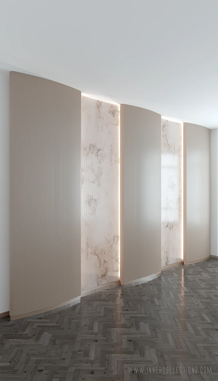 Paneluri decorative curbate MODUL E